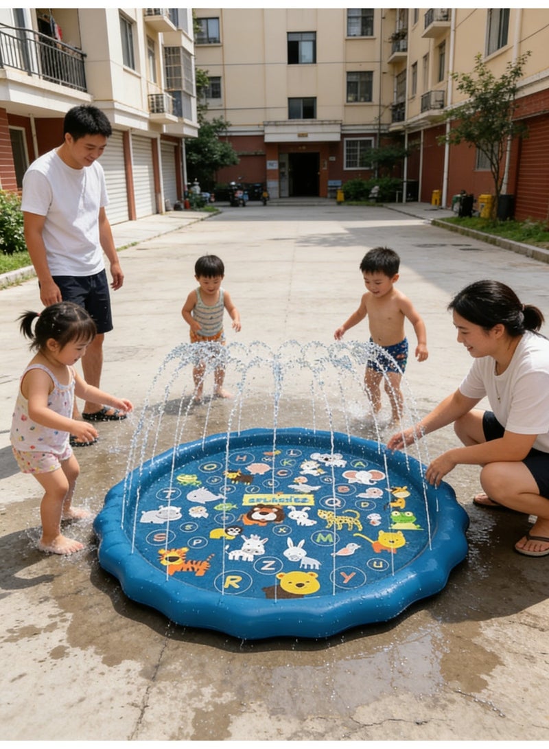 SplashEZ Outdoor Beach Water Toy Sprinkler Spray Pool for Kids - Image 3